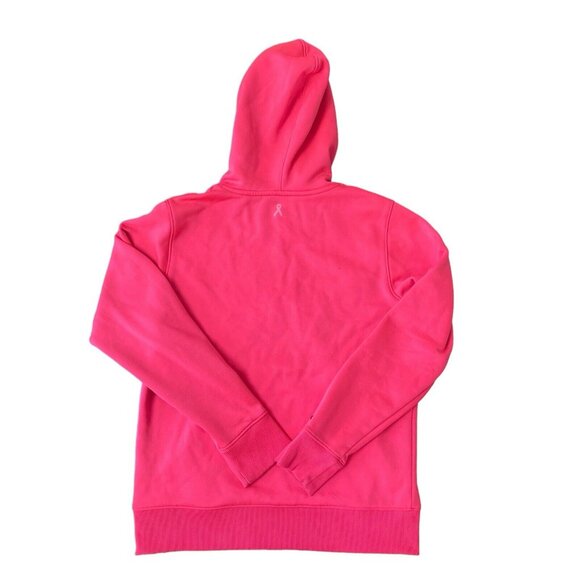 Under Armour Storm Hoodie Womens Medium Breast Cancer Awareness Hot Pink *Mark - Picture 2 of 8